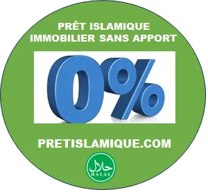 PRÊT IMMOBILER HALAL SANS APPORT DE FONDS